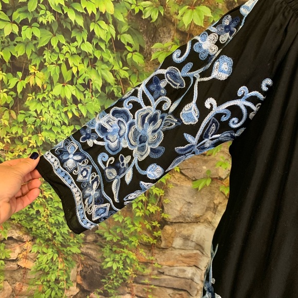 ALLISON JOY Black Off the Shoulder Dress, S - Picture 11 of 14